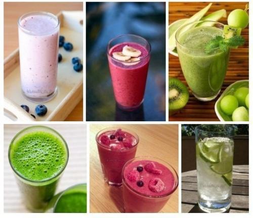 Мы делаем дома полезные фитнес - коктейли.