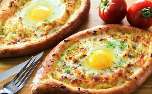 Хачапури по-аджарски. Что надо: Хачапури по-аджарски. Что надо: