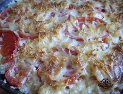 Нежная запеканка из кабачка. 07