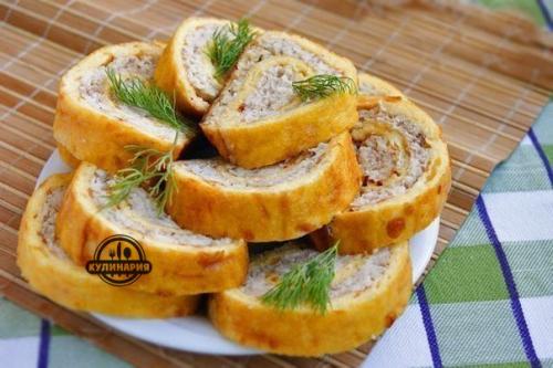 Куриный рулет.  Ингредиенты: 06