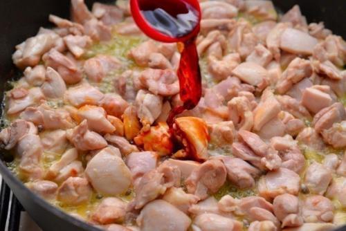 Фарфалле с курицей и мёдом. 02