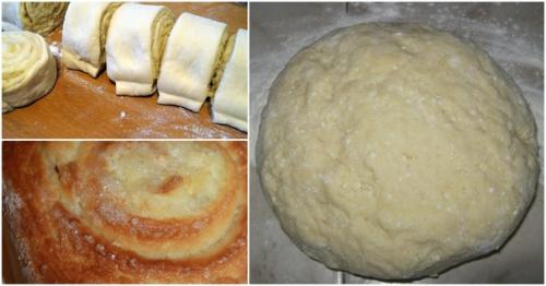 Аппетитные спиральные булочки с творогом без дрожжей и масла. 01