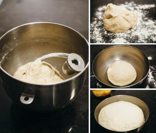 Скрученный домашний хлеб с сыром и зеленью. 01