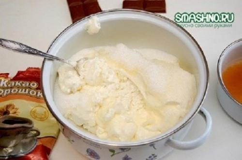 Интересный творожный десерт. 02