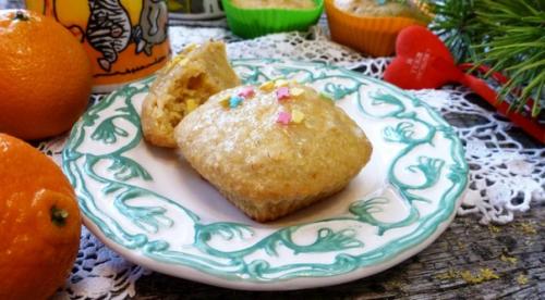 Мандариновые кексы с кардамоном.
