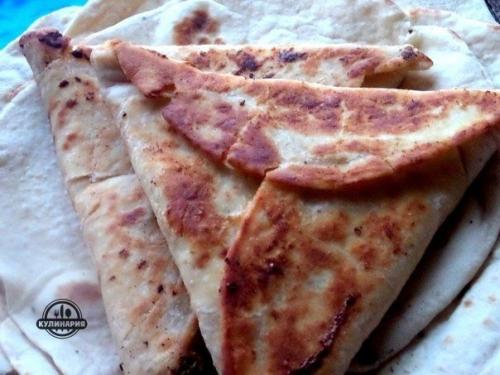 Ёка, армянская закуска из лаваша. 08 Ёка, армянская закуска из лаваша. 08