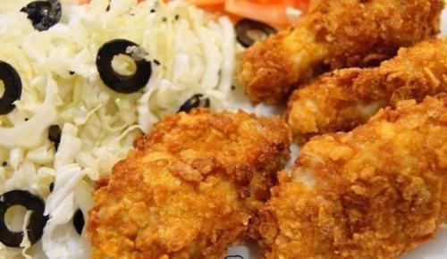 Хрустящие крылышки.  Ингредиенты: 05