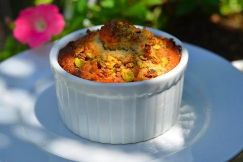 Творожные кексы с фисташками и грецкими орехами. 03