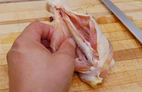 Фаршированные куриные голени. 05