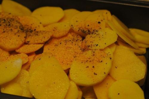 Картофель с шампиньонами в СМЕТАНЕ. 06