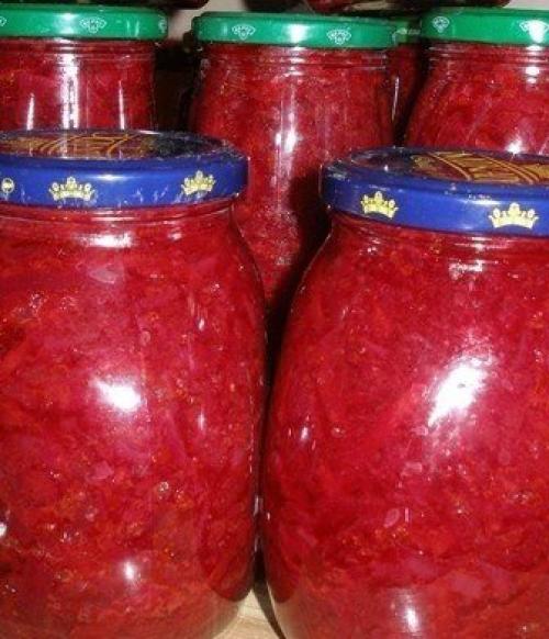 Свекла в АДЖИКЕ.  Хвалить можно долго, но вкуса всё равно не почувствуете, пока не попробуете.