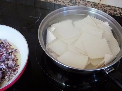 Домашняя лазанья.  Ингредиенты: 01