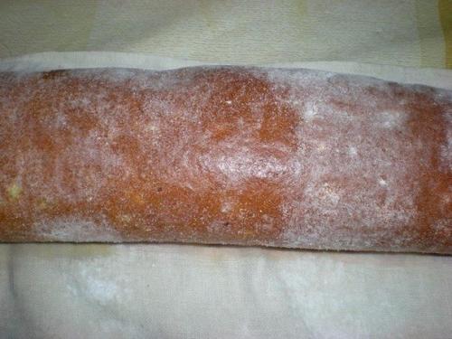 Рулет банановый с творогом. 05