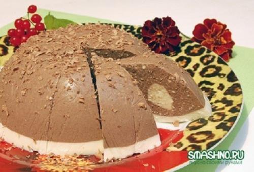 Интересный творожный десерт.