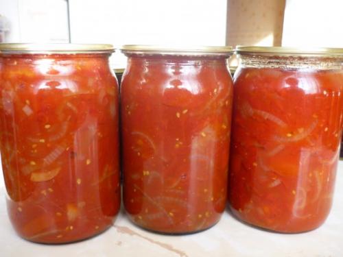 Быстрая помидорная закуска.