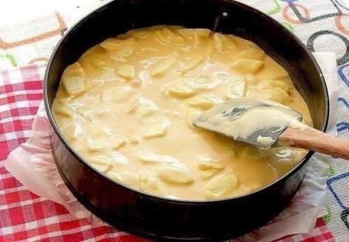 Очень вкусная шарлотка - лентяйка. 03 Очень вкусная шарлотка - лентяйка. 03