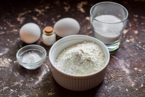 Бисквит Маргарита.  Ингредиенты: 01