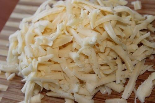 Салат из ветчины с помидорами. 04