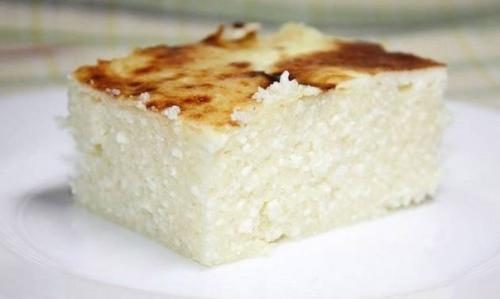 Творожная запеканка.  250 г творога.