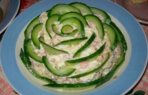 Салат Изумрудный.  Ингредиенты: 01