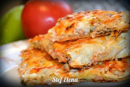 Ленивая лазанья из лаваша. Ленивая лазанья из лаваша.