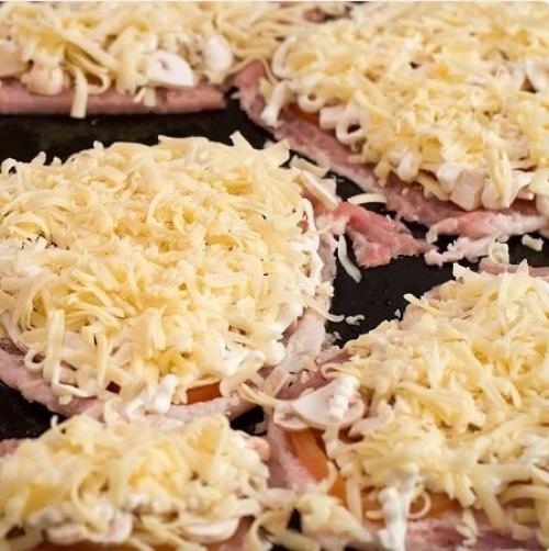 Мясо по-купечески с грибами. 04