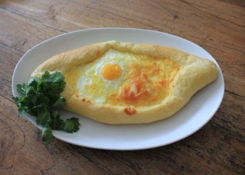 Хачапури по-аджарски на Бали.