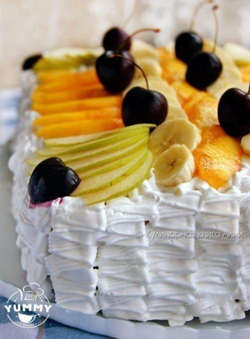 На первый взгляд сложный, но на самом деле все очень просто и вкусно торт Тропиканка! 08 На первый взгляд сложный, но на самом деле все очень просто и вкусно торт Тропиканка! 08