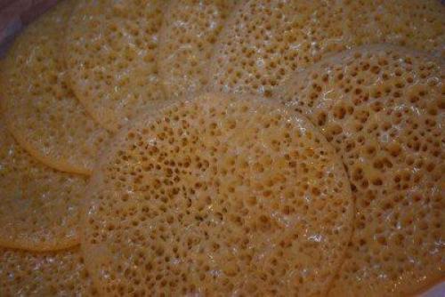 Марокканские блинчики.  Ингредиенты: