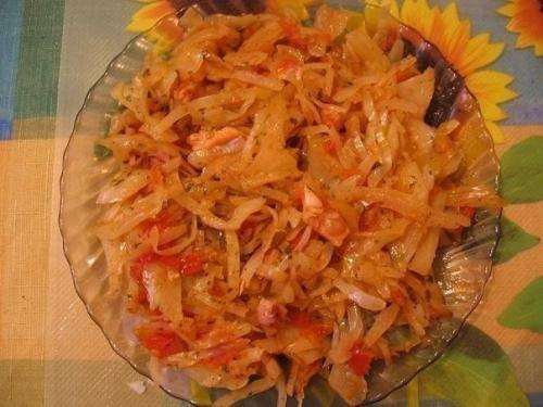 Рецепт Капуста Тушеная.