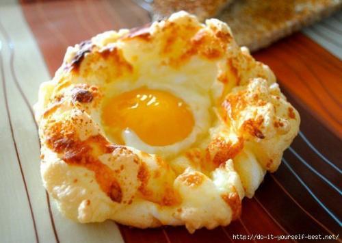 Яичные гнезда.  1 шт - 130 ккал.