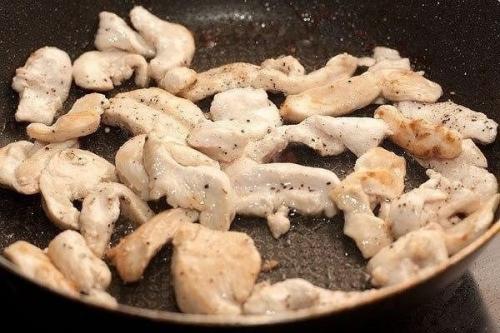 Салат с куриной грудкой. 03