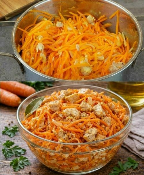 Салат из моркови, от которого невозможно оторваться!  