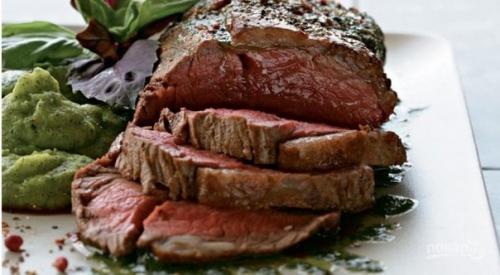 Запеченная говядина в рукаве.