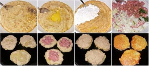 Драники с мясом - это национальное белорусское блюдо.