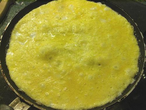 Салат с курицей и яичными блинчиками? 03