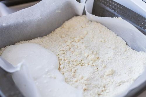 Деревенский творожный пирог с песочной крошкой. 03