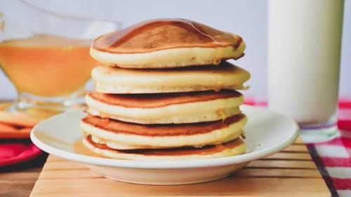 Панкейки на молоке.