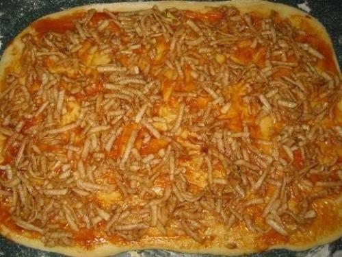 Булочки с яблоком из быстрого теста. 04