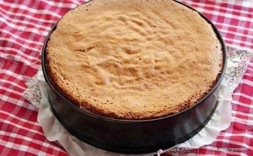 Очень вкусный нежный бисквит, в меру пахнет медом, тает во рту! 05