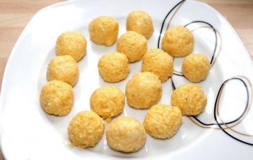 Суп с сырными клёцками. 08