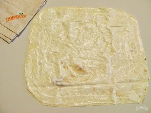 Рулет из лаваша на новый год. 02