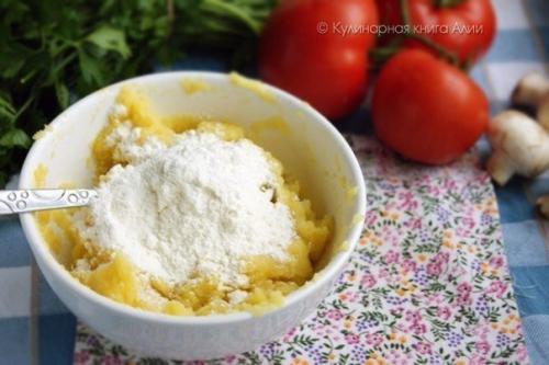 Гречневый суп с грибами и картофельными клёцками. 05