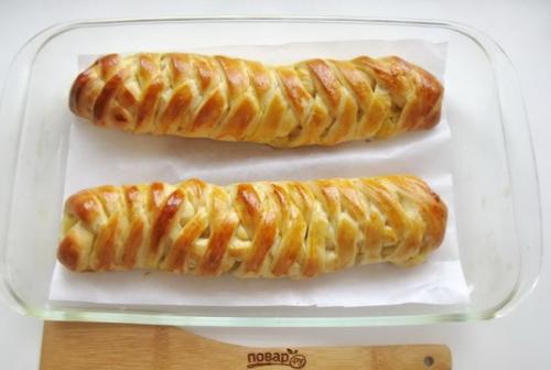 Яблочная косичка.  Ингредиенты: 05