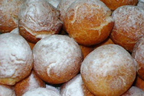 Нежные пончики из творога.