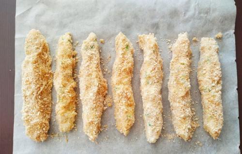 Яичные палочки.  Ингредиенты: 06