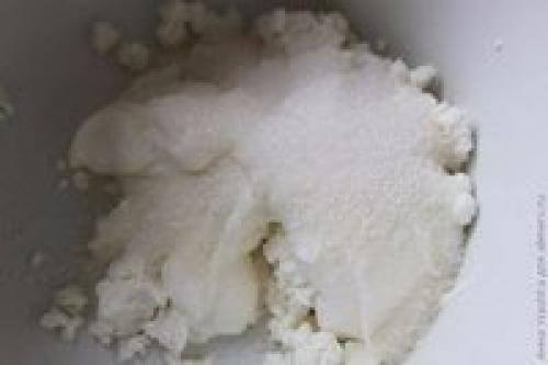 Творожное суфле с красной и черной смородиной. 02