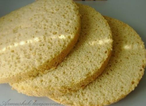 Высокий, нежный бисквит для торта (без духовки. 07