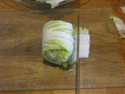 Голубцы из пекинской капусты в духовке. 04 Голубцы из пекинской капусты в духовке. 04