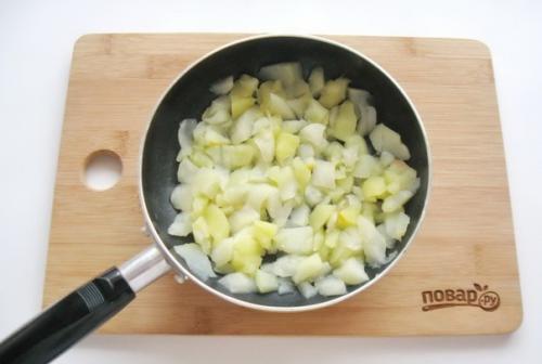 Яблочная косичка.  Ингредиенты: 02